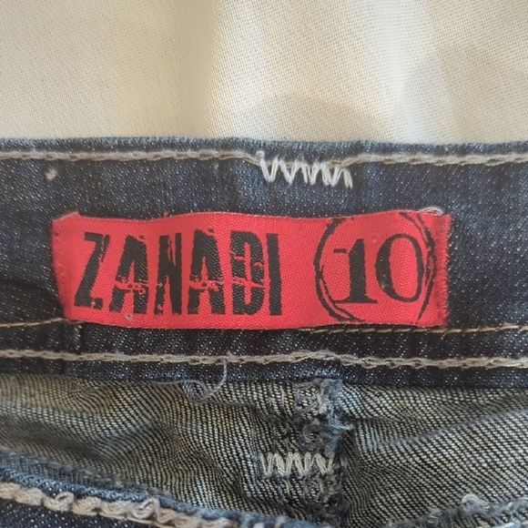 Zana Di Blue High Waist Denim Shorts Relaxed Fit - Picture 8 of 9